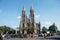 Pair of Church in  Mysore, Karnatak, India.