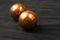 pair of copper Chinese balls Baoding