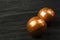 pair of copper Chinese balls Baoding