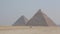 Pair of Egyptian Pyramids Standing Side By Side