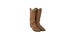 A pair of fancy brown cowboy boots