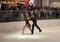Pair figure skating performance on Galleria Dallas