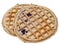 Pair of Frozen Blueberry Whole Grain Waffles
