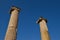 Pair of greek lonic columns