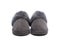 Pair of handcrafted leather slippers with wool lining