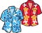 Pair of Hawaiian Aloha Shirts