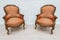 Pair of old vintage luxury armchairs.