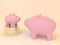 Pair of piggy banks.