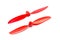Pair of Red Propellers for Radio Controlled Model Aircraft