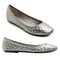 Pair of silver female shoes