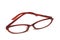 A pair of square type ladies eyeglasses