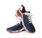 Pair of stylish modern training shoes