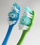 Pair of toothbrushes