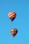 Pair of Traditional Hot Air Balloons