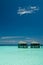 Pair of water villas Maldives