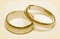 Pair wedding rings