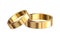 Pair Wedding Rings Composition