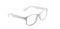 Pair of white eyeglasses