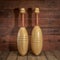 Pair of wooden Indian clubs