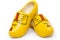 Pair of wooden shoes - klompen or clogs