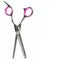 Pairs of hairdressing scissors for hair cutting. isolated. Free space for text