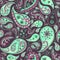 Paisley abstract vintage background
