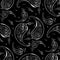 Paisley Beautiful silver seamless background.