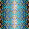 Paisley elegance floral vector seamless pattern. Ornamental oriental arabian style blue background. Decorative vintage ornaments.