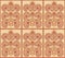 paisley and geomatrical border motif design stock illustration for shirt print. Ethnic border motif and mughal art flower bunch