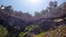 Paiva wooden walkways structure in a sunny day