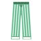 Pajama pants flat illustration on white