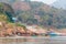 Pakbeng, Laos - Mar 03 2015: Slow boat cruise on the Mekong Rive