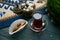 Pakhlava or baklava with nuts and honey