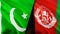 Pakistan and Afghanistan flags. 3D Waving flag design. Pakistan Afghanistan flag, picture, wallpaper. Pakistan vs Afghanistan