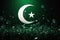 Pakistan day: celebrating unity, freedom, and heritage in a symphony of green and white, honoring the nation's