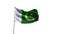 Pakistan Flag. ALpha Channel Included.