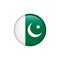 Pakistan flag vector isolated 5
