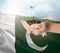 Pakistan growth and new beginning. Green renewable energy and ecology concept