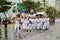 Pakistan Navy parade marching in International Fleet Review 2017