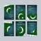 Pakistan Patriotic Cards for National Day.