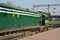 Pakistan Railways diesel electric locomotive engine parked at Lahore station