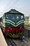 Pakistan Railways diesel electric locomotive engine parked at Lahore station