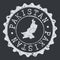 Pakistan Seal Map. Silhouette Postal Passport Stamp. Round Vector Icon Postmark.