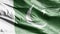 Pakistan textile flag waving on the wind loop