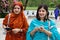 Pakistan Women at Faisal Mosque, Islamabad