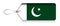 Pakistani emoji flag, Label of  Product made in Pakistan