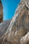 Paklenica national park canyon vertical cliffs