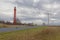 Pakri lighthouse on the coast of the Baltic Sea, Paldiski, estonia