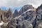 Pala group in the Dolomites  a mountain range in northeastern Italy