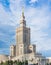 The Palace of Culture and Science PaÅ‚ac Kultury i Nauki or PKiN in Warsaw, Poland.